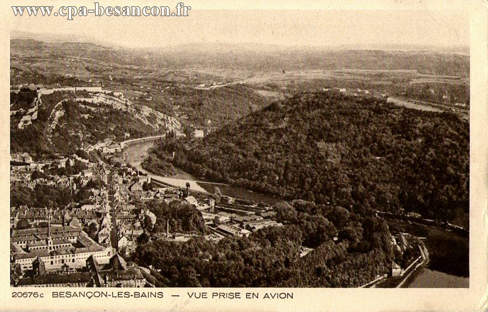 20676 c BESANÇON-LES-BAINS - VUE PRISE EN AVION